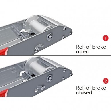 Kabelių būgnų nuvyniojimo slidės ROLL-OFF RAILS AS 900 2