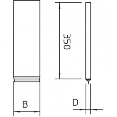 Priešgaisrinė pagalvėlė vidutinė 350x170x23mm pilka KBK-2 3